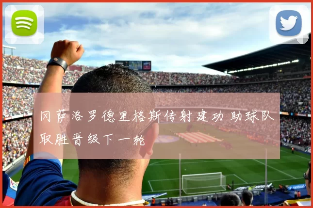 冈萨洛罗德里格斯传射建功 助球队取胜晋级下一轮