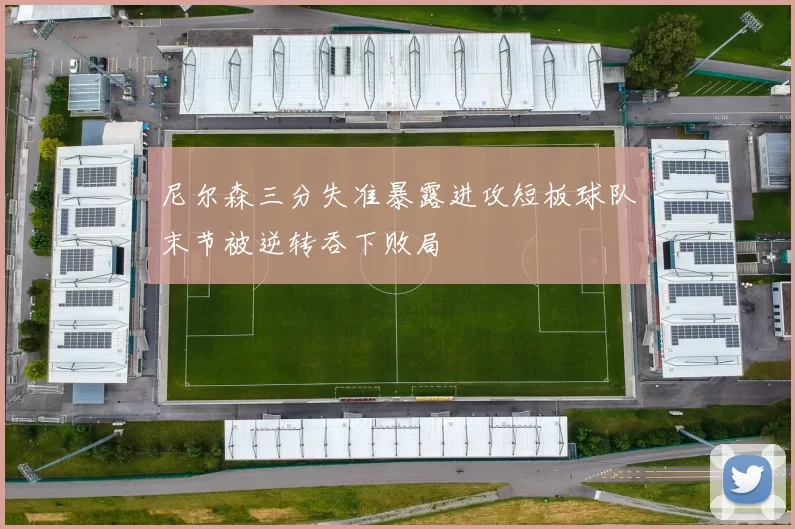尼尔森三分失准暴露进攻短板球队末节被逆转吞下败局